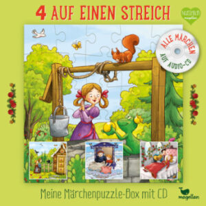 Magellan Verlag 4 auf einen Streich - Meine Märchenpuzzle-Box mit CD