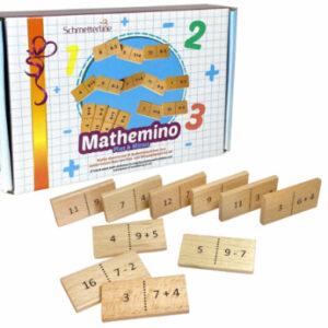 Schmetterline Mathe-Domino aus Holz - MATHEMINO (PLUS/MINUS)