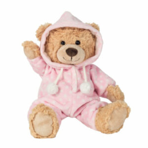 Teddy HERMANN® Schlafanzugbär rosa 30 cm