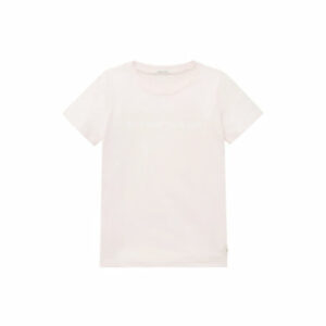 TOM TAILOR T-Shirt Logo Print Candy Cotton Pink