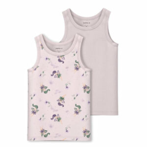 name it Tank Top 2er Pack Gray Lilac