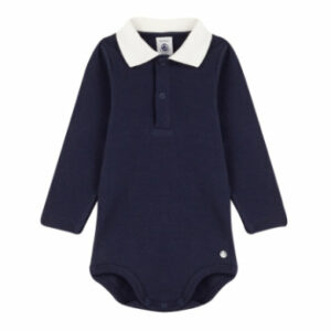 Petit Bateau Langarmbody blau smoking