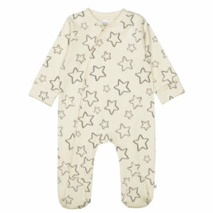 STACCATO Pyjama ivory gemustert