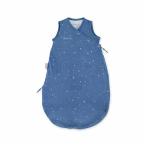 BEMINI Schlafsack 0-3 Monate Jersey tog 0.5 Denim blaues kleine Stern