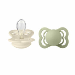 BIBS® Schnuller Supreme Ivory & Sage Silikon 0-6 Monate