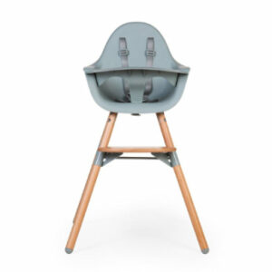 CHILDHOME Hochstuhl Evolu 2 natur / mint 2 in 1 + Ring