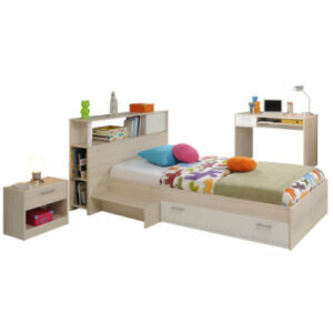 Parisot Kinderzimmer / Jugendzimmer 4-tlg. Charly 11 Akazie-Weiß Akazie / Weiß