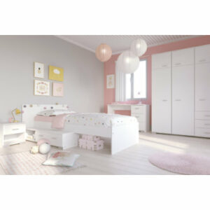 Parisot Kinderzimmer Set 4tlg Galaxy 152 Weiß Weiß