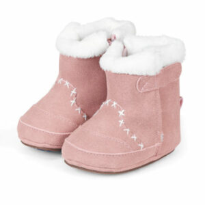 Sterntaler Stiefel Nubuk Teddyflausch geranie