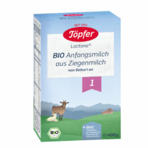 Töpfer Anfangsmilch 1 Bio auf Ziegenmilchbasis 400 g ab der Geburt