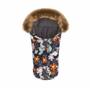 fillikid Winterfußsack Lhotse für Babyschale Blumen