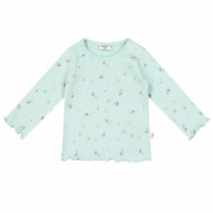 SALT AND PEPPER Langarmshirt Flowers soft mint