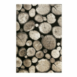 Wecon home Kurzflorteppich Logs beige