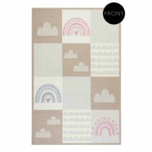 Esprit Kinderteppich Lovely Rainbow beige