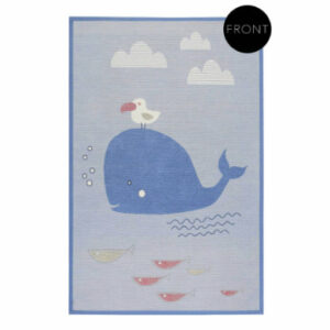 Esprit Kinderteppich Whale Buddy blau