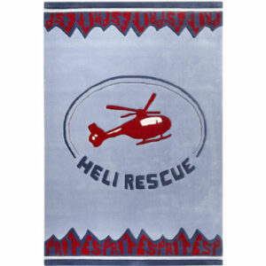 Esprit Kinderteppich Heli Rescue blau