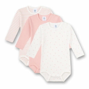 Sanetta Strampler Beige/Pink