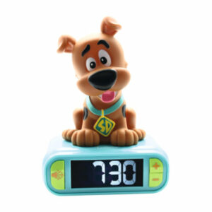 LEXIBOOK Wecker mit 3D Scooby Doo Nachtlichtfigur und tollen Klingeltönen