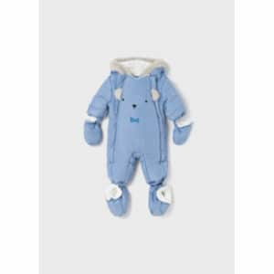 Mayoral Schneeoverall mit Handschuhe und Schuhe blau