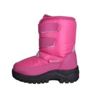 Playshoes Winter-Bootie mit Klettverschluss pink