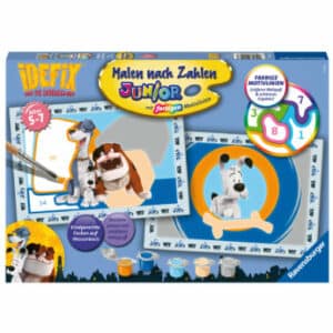 Ravensburger Malen nach Zahlen Junior - Abenteuer mit Idefix