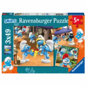 Ravensburger Puzzle 3 x 49 Teile Die Schlümpfe sind los!