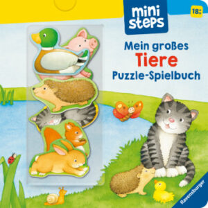 Ravensburger ministeps: Mein großes Tiere Puzzle-Spielbuch