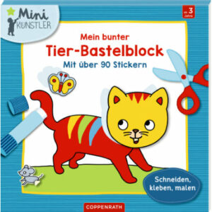 SPIEGELBURG COPPENRATH Mein bunter Tier-Bastelblock (Mini-Künstler)