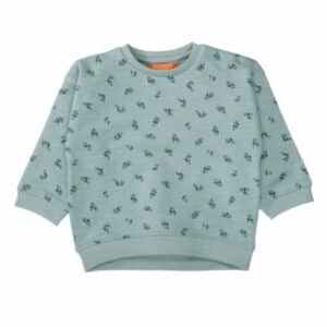 Staccato Sweatshirt vintage green gemustert