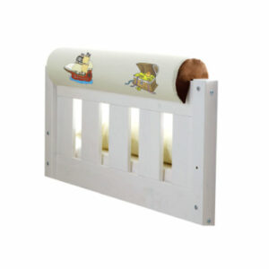 TICAA Kinder Nackenrolle für Hochbett mit Farbauswahl Pirat Braun-Beige