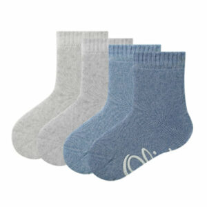 s.Oliver Socken Baby originals organic ABS 4er-Pack jeans melange