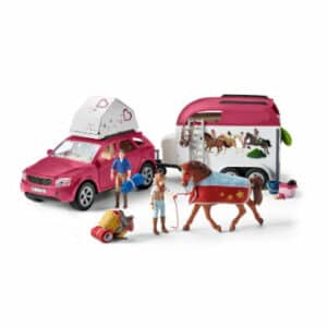 schleich® Horse Club Abenteuer mit Auto und Pferdeanhänger 42535