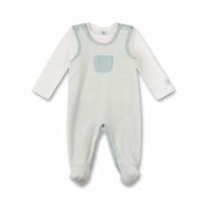 Sanetta Overall Set Ringel blau