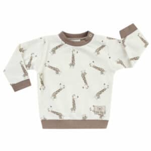 JACKY Sweatshirt BABY ON TOUR creme gemustert