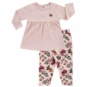 JACKY Langarmshirt+Leggings CLASSIC GIRLS hellrosa gemustert