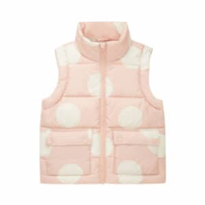 TOM TAILOR Weste Big Offwhite Dots