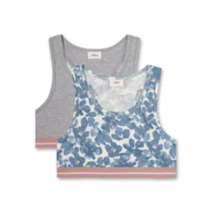 s.Oliver Bustier Blau/Grau