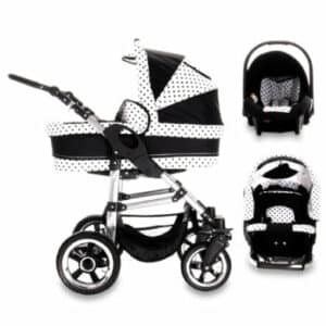 Bebebi London / 3 in 1 Kinderwagen Set / Hartgummireifen Big Ben