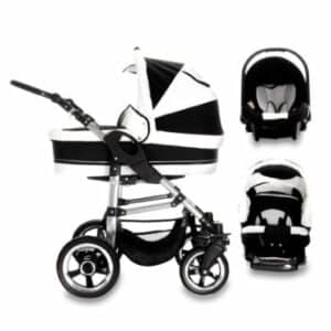 Bebebi London / 3 in 1 Kinderwagen Set / Hartgummireifen Buckingham