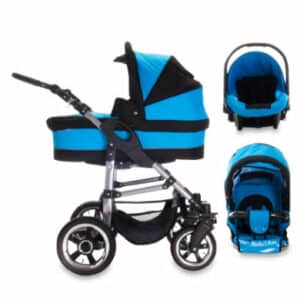 Bebebi London / 3 in 1 Kinderwagen Set / Hartgummireifen Piccadilly