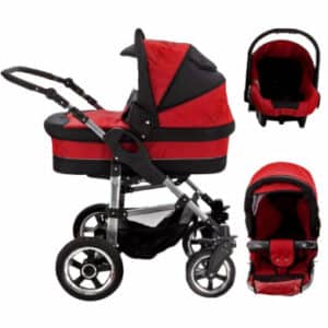 Bebebi London / 3 in 1 Kinderwagen Set / Hartgummireifen Trafalgar