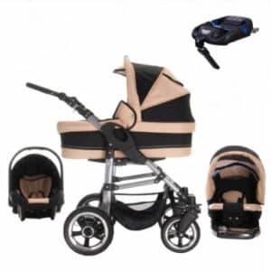 Bebebi London / ISOFIX Basis & Autositz / Luftreifen / 4 in 1 Kinderwagen Set St. Paul's