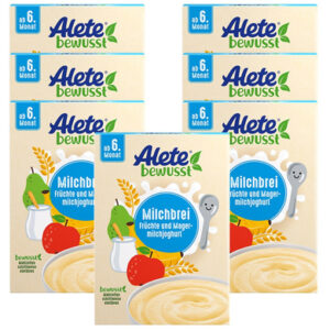 Alete Milchbrei Früchte und Magermilchjoghurt 7x 400g ab dem 6. Monat