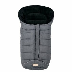 Altabebe Winterfußsack Active mit 3M Füllung dunkelgrau schwarz