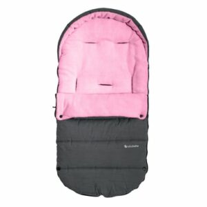 Altabebe Winterfußsack für Kinderwagen und Buggy Dunkelgrau Rosa