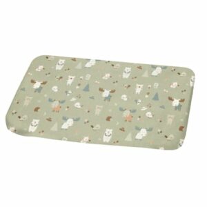 Alvi® Wickelauflage mit Stoffbezug Baby Forest 70 x 85 cm