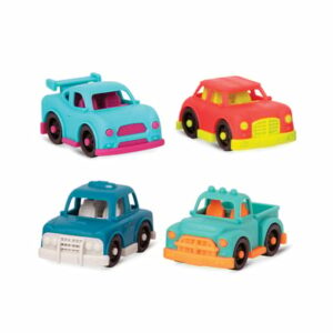 B.TOYS B. Happy Cruisers - Mini Auto Set 1 Mehrfarbig