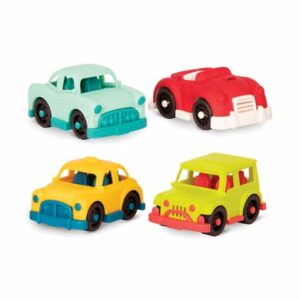 B.TOYS B. Happy Cruisers - Mini Auto Set 2 Mehrfarbig