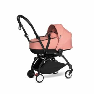 BABYZEN Kinderwagen YOYO2 0+ Black mit Liegewanne Ginger