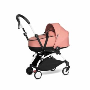 BABYZEN Kinderwagen YOYO2 0+ White mit Liegewanne Ginger